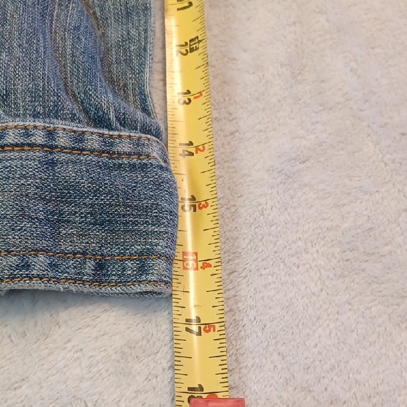 LOFT Women's Light Blue Jean Jacket - Picture 7 of 10